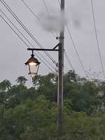 Lampadaires de style colonial pour extérieur IP66, lanterne de parc, lumière de jardin classique à LED