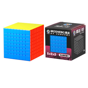 Cube magique Mosheng 8x8 68mm magnétique, jouet de puzzle professionnel pour adolescents - Product Image 2