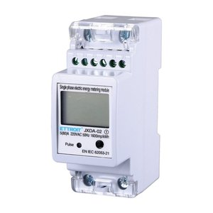 220V 5(80) un contatore di elettricità per uso domestico occupa 2 moduli ferroviari DIN-materiali/apparecchiature elettriche - Product Image 2
