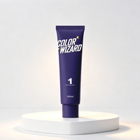 Color Wizard Hair 100ml*2 Krim Pencerah Pewarna Rambut Profesional untuk Menghilangkan Warna Rambut Pudar, Cocok untuk Salon & Penggunaan di Rumah