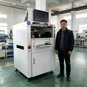 เครื่องทดสอบ HMS-5 3D SPI สำหรับ PLC และมอเตอร์คอร์ ระบบควบคุมสายการผลิตคุณภาพสูงสำหรับการบัดกรีแบบแม่นยำ - Product Image 4