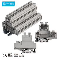 Bloc de jonction pour installation de câbles souples sur rail DIN, connexion par vis, pour panneau de commande de distribution électrique
