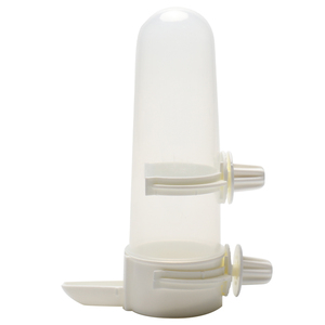 Mangeoire à oiseaux en plastique écologique 90/200ml Distributeur d'eau pour perroquet Bol à nourriture à boire anti-éclaboussures Fournitures pour oiseaux - Product Image 1