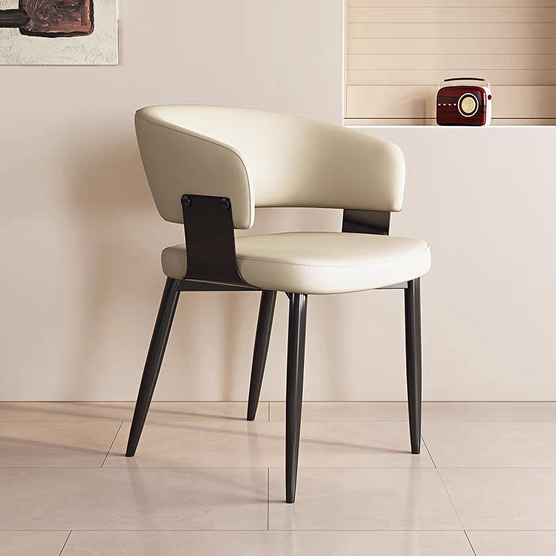 Beige - Cuir Nappa Durable - Cadre en Alliage [Fauteuil Flottant]
