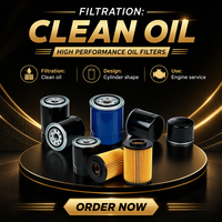 Suku Cadang Mesin Otomotif Berkualitas Tinggi Seal Filter Oli Logam Baru OE 11427512300 11421427908 11421740534 Sampel Tersedia