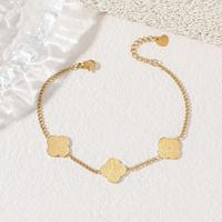 Bracelet de mode en acier inoxydable avec breloque Sabr Shukr Tawakkul Clover, style musulman arabe islamique, pour l'Aïd, vente en gros pour femmes et hommes 2026