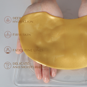 Masque raffermissant pour le cou doré Masque anti-âge niacinamide pour le visage et le cou pour hommes - Product Image 3