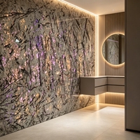 Dalle de marbre naturel de luxe pour mur et sol de salon, découpe sur mesure, populaire, imperméable et durable pour plan de travail de cuisine