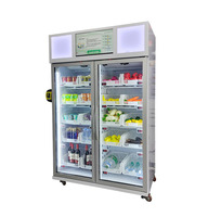 Nieuwe Retail Vers Voedsel Fruit Groenten Machine Automaat Automaat Micron Slimme Koelkast Automaten Voor Verkoop In Supermarkt