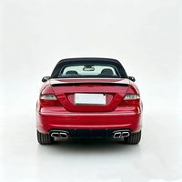 Kit carrosserie adapté pour Mercedes-Benz CLK-Class (W209) 2022-2009, mise à niveau CLK55 : pare-chocs avant, pare-chocs arrière, calandre.