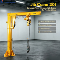 Grue à flèche électrique à rotation 360° avec télécommande, capacité de 0,25 à 20 tonnes, pour atelier, construction, utilisation Shenghua