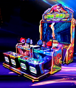 Dispositivos de tiro que funcionan con monedas para centros recreativos <span class=keywords><strong>Dino</strong></span> Assault Estación de juegos de disparos simulados y consola de juegos de disparos - Product Image 4
