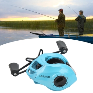 Carrete de Pesca con Relación de Velocidad 7.2:1, Carrete de Baitcasting con Rodamiento Sellado de Acero Inoxidable para Agua Salada y Agua Dulce LQ2000R - Product Image 6