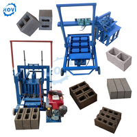 Manual Egg Laying Brick Concrete Hollow Block Making Machine for Sale