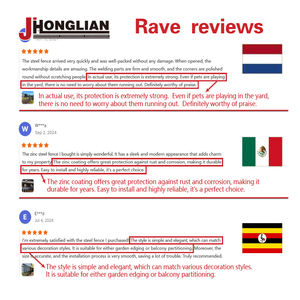 Clôture tubulaire en acier palissade horizontale Rod <span class=keywords><strong>Top</strong></span> 7 pieds <span class=keywords><strong>de</strong></span> haut, en acier galvanisé, designs <span class=keywords><strong>de</strong></span> clôture en tube carré en acier, panneau <span class=keywords><strong>de</strong></span> clôture en acier - Product Image 5