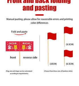Bandierine Personalizzate <span class=keywords><strong>per</strong></span> Stuzzicadenti con Logo Personalizzato, Biodegradabili in Bambù, <span class=keywords><strong>per</strong></span> Hamburger e Sandwich, Forniture all'Ingrosso <span class=keywords><strong>per</strong></span> Eventi e Catering - Product Image 5