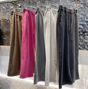 Pantalon de survêtement lavable 100% coton Logo personnalisable Pantalon long lourd de haute qualité pour hommes - Product Image 3