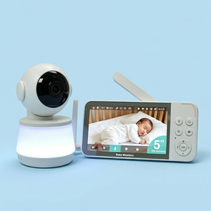 KT564T 5 Inch IPS 720P HD WiFi Baby Monitor with 5000mAh Rechargeable Battery 1000ft Range Tuya Smart Life - Product Image 1