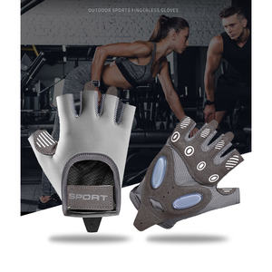 Gants de levage antidérapants en cuir de qualité supérieure avec fermeture à crochet et boucle sécurisée pour l'entraînement et le sport de musculation - Product Image 6