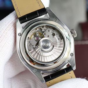 Reloj de Diseño Moderno y Elegante, Mecánico Automático con Reserva de Marcha, Cristal de Zafiro, Resistente al Agua 20m, Correa de Cuero Vacuno de Alta Calidad - Product Image 5