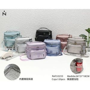 Borsa termica per bento 26x21x18 cm con rivestimento per la conservazione degli alimenti - Product Image 1