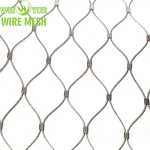 304/316 cavo in acciaio inossidabile rete metallica per recinzione di sicurezza/maglia di protezione degli uccelli