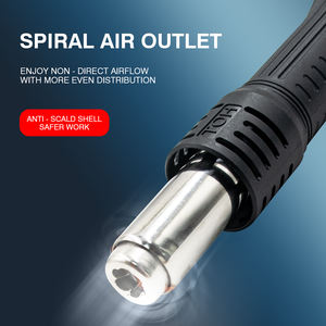 Promoción 600W pantalla Digital <span class=keywords><strong>pistola</strong></span> <span class=keywords><strong>de</strong></span> aire caliente pantalla LED modelo eléctrico con Control <span class=keywords><strong>de</strong></span> temperatura 120L <span class=keywords><strong>para</strong></span> clasificación Industrial DIY - Product Image 4