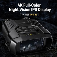 Jumelles de vision nocturne numériques FNIRSI NVS-40 4K, 300 m IR, zoom 6x, jour/nuit, GC2053 NT96675