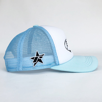 Casquettes Camionneur en Maille 5 Panneaux Personnalisées avec Logo Imprimé, Broderie 3D et Impression en Relief en Mousse