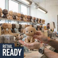 Figurines de chiots en vinyle souple personnalisées, figurines d'animaux mignons, boîte mystère, jouets de créateurs, fabricant OEM