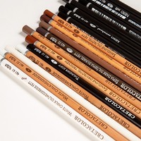 Autriche Cretacolor Sketch 4MM Charcoal Carbon black Soft Medium Hard oil White weisskreide /sepia tan Highlight wood Pencils