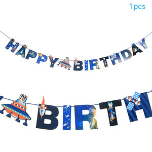 DAMAI Juego de Decoraciones con Temática del Espacio Exterior y Planetas, Juego de Platos para Fiesta de Cumpleaños, Artículos para Fiesta Infantil - Product Image 6