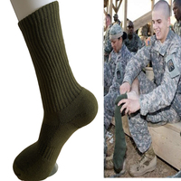 Chaussettes de randonnée vert jungle en gros, chaussettes de sport vertes du Vietnam
