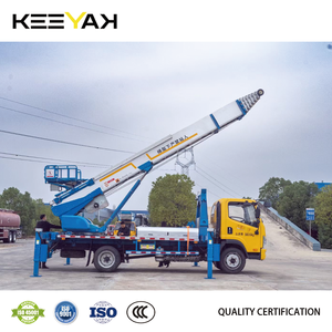 FAW Elevador de pluma telescópica hidráulica Escaleras Elevador Camión Cubo aéreo Escalera Elevador Camión Elevador de construcción Camión - Product Image 4