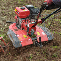 Maquinaria Agrícola, Mini Cultivadora de Tierra, 7HP, 9HP, 12HP, Cultivadora de Gasolina, Tractor de Jardín, Cultivadora