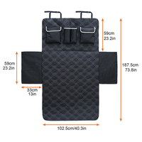 JOYSING-Housse de siège de voiture étanche pour chien, antidérapante et résistante, pour les voitures, 100%