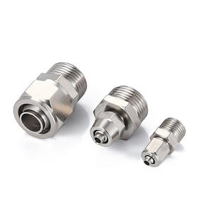 Pièces pneumatiques, raccord rapide, filetage externe, modèles traversants, PC8-01 6-01 4-M5 10-01 PC10-02 KLC8-02 - Product Image 2