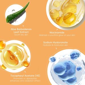 ETRUN ODMOEM Set Cura della Pelle con Curcuma e Vitamina C, Kit Skincare per Routine di Bellezza, Rimozione Macchie Scure e Riduzione dell'Acne - Product Image 2