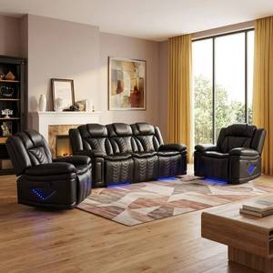 Sofá Reclinable Eléctrico de Diseño Moderno 321 con Luces LED, Apto para Muebles de Hogar - Product Image 2