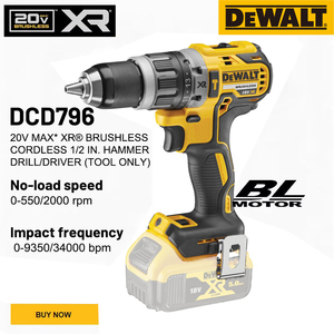 Trapano Avvitatore a Batteria <span class=keywords><strong>DEWALT</strong></span> 20V Professionale, Senza Spazzole, per Installazione e Rimozione Viti, Struttura Robusta - Product Image 1