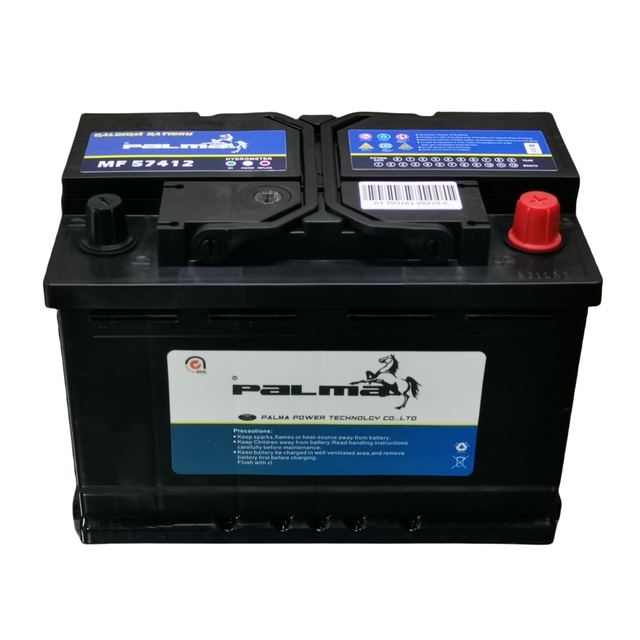 12V Car Batteries 2024 New Design Palma Brand 12V75Ah Dry Charge Lead Acid Auto Battery for Cars