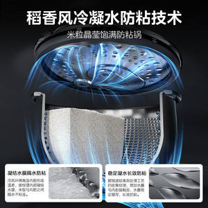 Olla Arrocera Midea con Recipiente Interior de Acero Inoxidable 316, Calentamiento Electromagnético IH, Control por Microcomputadora, Cocción Rápida - Product Image 2