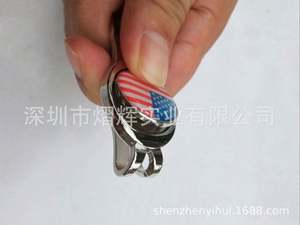 Fourche à balle verte multifonctionnelle en métal, aimant pour tondeuse à gazon en alliage de zinc, accessoires standard pour terrains de golf, modèle USA Mairun - Product Image 5