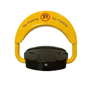 حاجز موقف سيارات من النوع D مع جهاز تحكم عن بعد، بطارية شمسية 6 فولت 4.5 أمبير، فولاذ كربوني، حماية IP67، لون أصفر - Product Image 2