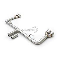 Système d'échappement arrière en acier inoxydable T304 optimisé pour la performance, pour Audi A3 8V 1.8T 2.0T, amélioration du son d'échappement
