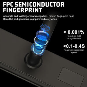 सबसे अच्छी बिक्री सुरक्षित अर्ध-स्वचालित ट्यूया स्मार्ट दरवाजा लॉक, लकड़ी के दरवाजे के लिए छिपा हुआ फिंगरप्रिंट मॉड्यूल नया डिजाइन - Product Image 4