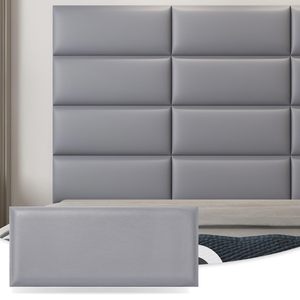 USA Online Offre Spéciale Peel and Stick <span class=keywords><strong>Panneau</strong></span> mural autocollant 3D Hotel Headboard Tissu Cuir Rembourrage souple - Product Image 6