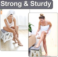 Chaise pliante de salle de bain en gros pour usine, siège de douche pliable pour l'intérieur de la douche