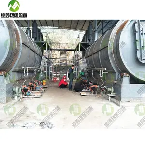 Advanced batch-type or continuous type waste tyres pyrolysis plant with good after-sales service