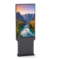55 pouces support libre 1x3 matrice extérieure IP66 sans ventilateur étanche Android OS LCD murs vidéo signalisation numérique Solution publicitaire